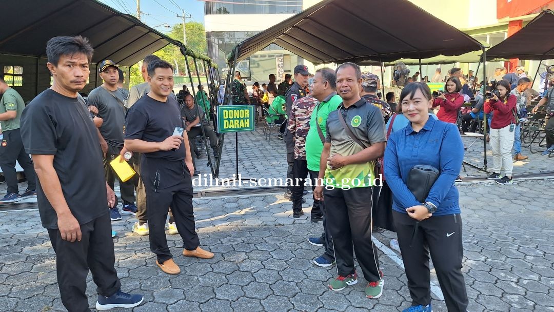 Kegiatan Donor Darah dalam rangka HUT Ke-78 TNI Kodam IV/Diponegoro